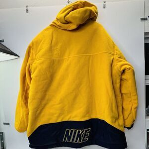 Nike Mens Blue/Yellow Reversible‎ Hooded Jacket Size XL